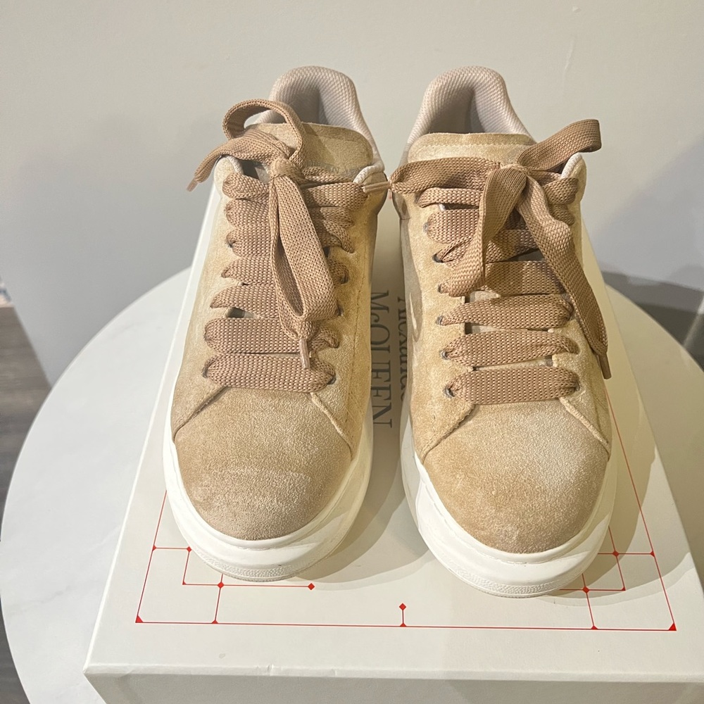 Alexander McQueen Oversized Suede Sneakers